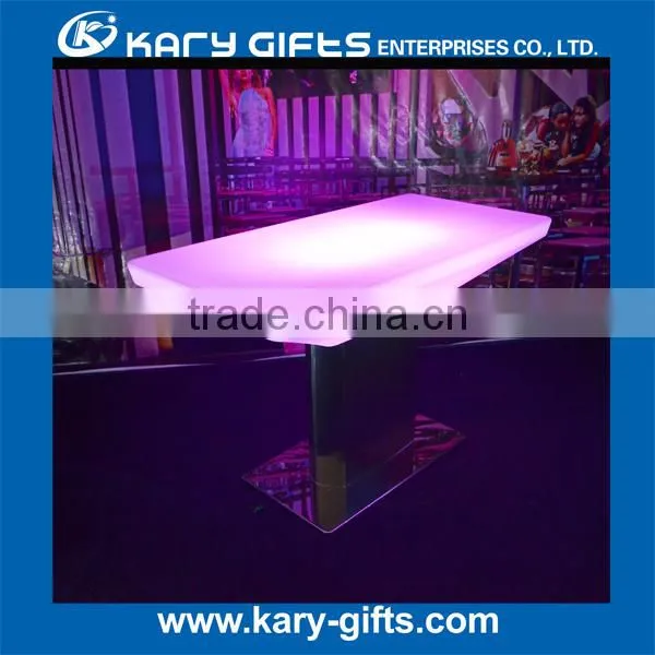 Event Party Popular Glowing Banquet Desk Led Dining Table photo-4