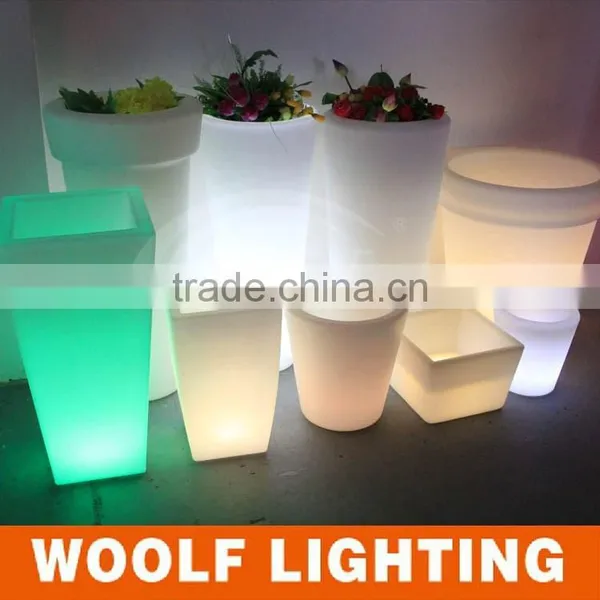 Hotel Plastic Led Flower Pots Cheap photo-3
