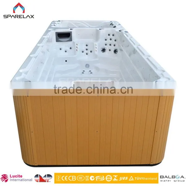 SPA Hydro Massage Pool Large Outdoor SPA Pool Outdoor Endless Strong Jet Wholesale Swimming Pool Spa Hot Tub Swimming Pool photo-4