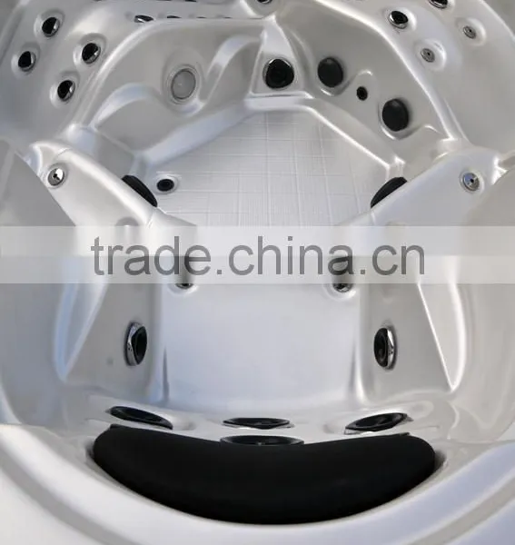 Acrylic Material and Corner,Center Drain Location Bathroom Tub for Jakuziy photo-6