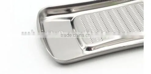 Cy288 Ginger Garlic Hard Cheese Grinder Stainless Steel Grater Shredder Press Crusher Chopper Tool photo-6