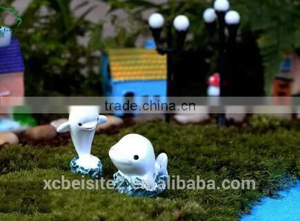 Cy308 Kawaii White Dolphin Decor photo-5