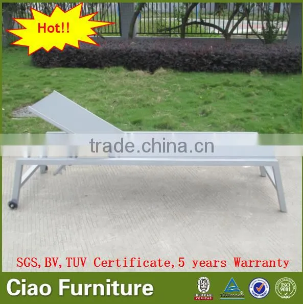 Modern Patio Lounge Furniture Beach Outdoor Chaise Lounge Set photo-4