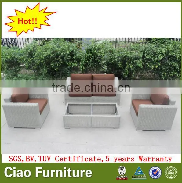 High-end Outdoor Garden Set Rattan Sectional Sofa Furniture photo-4