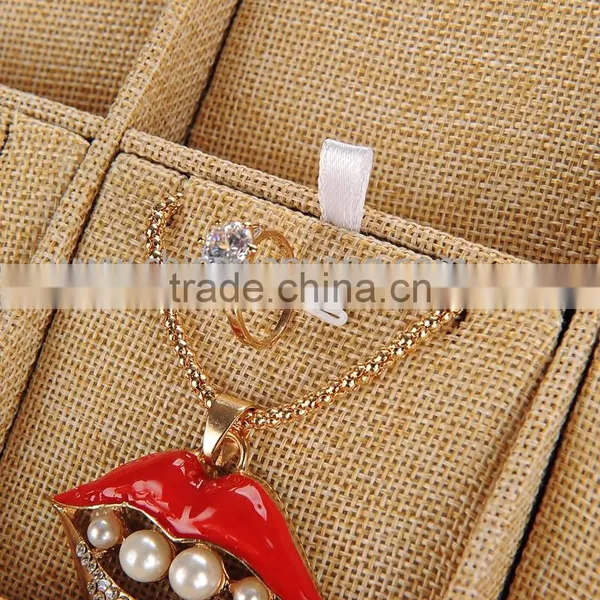 Linen Jewelry Display Neck Stands Jewelry Display Tray photo-3