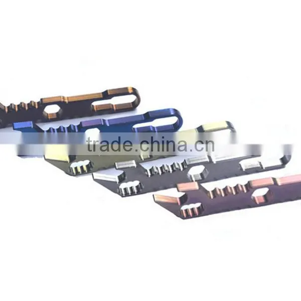 TK-2158 EDC Titanium Alloy Beer Opener Crowbar Screwdriver Multipurpose Pocket Survival Tool photo-5
