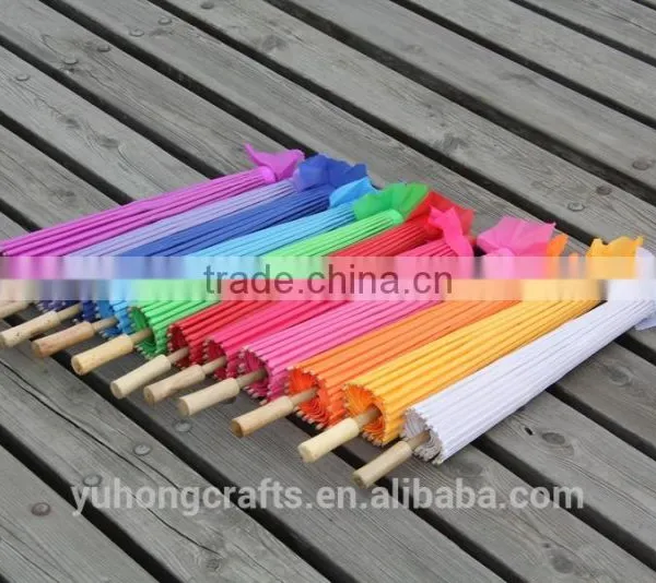 Handmade Silk Parasol Bamboo for Promotion photo-3