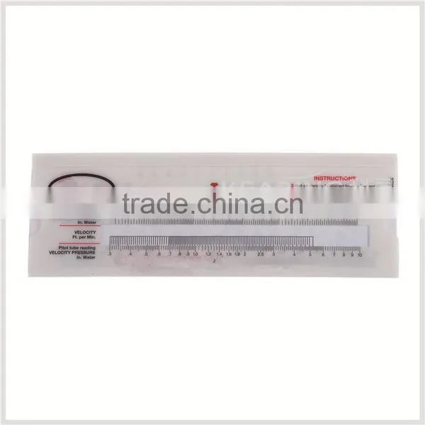 Kearing Brand OEM Plastic Slide Ruler,air Velocity Calcuator, Velocity Pressure in Water, Opaque Plastic Slide Ruler #KSL01 photo-6