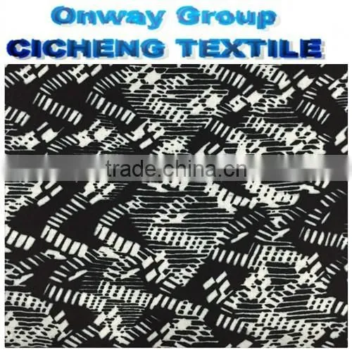 2016 Shaoxing Cicheng Textile Polyester Rayon Spandex Fabric Dress photo-4