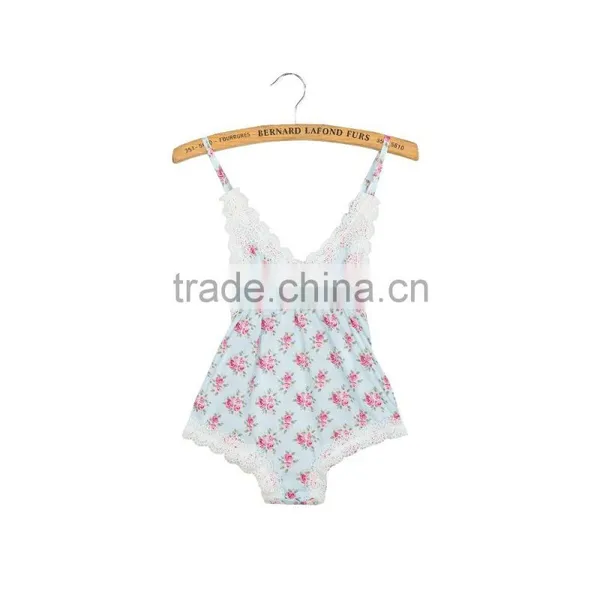 Summer Baby Clothing Hot Sale Baby Girl Lace Romepr Infant and Toddlers Floral Romper photo-6