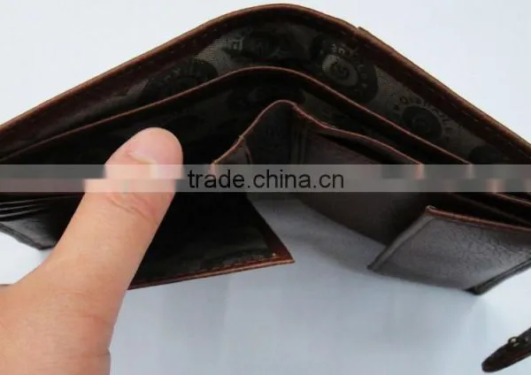 Fashion Men Cowhide Skin Wallet Leather Purse photo-6
