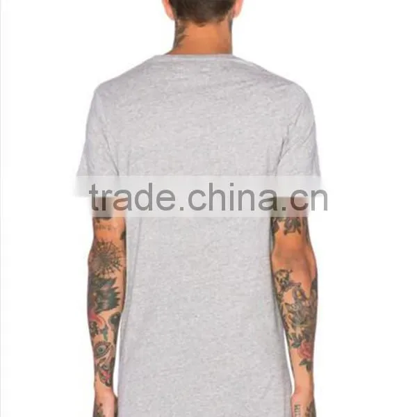 100% Pre-shunk Comed Cotton Blank Tall T-shirts photo-3