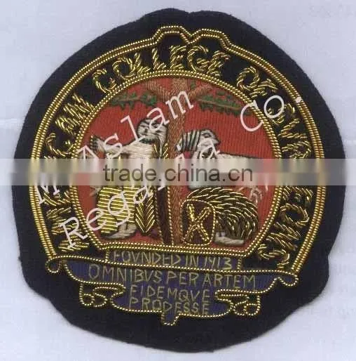 Hand Embroidery Blazer Badge