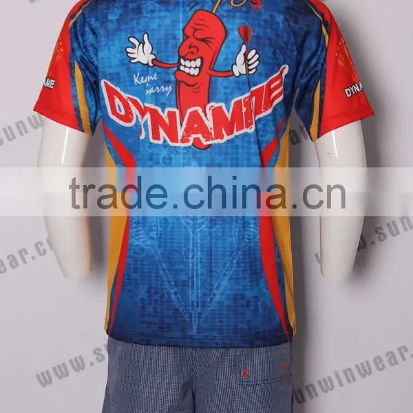2016 Wholesale Cheap Customize Design Dart Cloth Team Darts Jersey for Adult photo-2