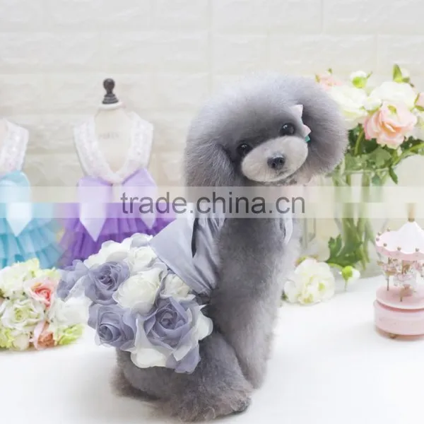R1945H Latest Pet Dress Design,Pet Dog Clothes With Bow-Knot photo-3