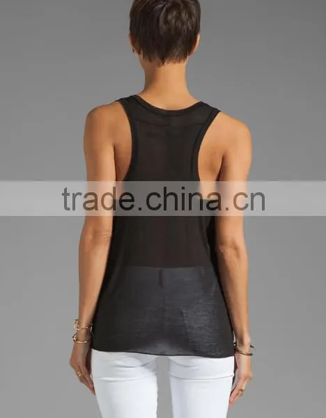 Viscose Pocket Racer Tank photo-2