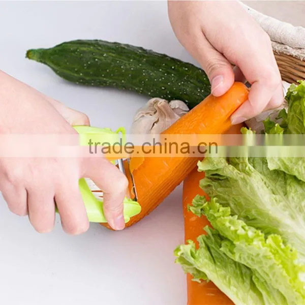 3 In 1 Vegetable Peeler Cutter Potato Peeler Vegetable Fruit Turnip Slicer Cutter Bottle Opener With Cleaning Brush KC1349 photo-4