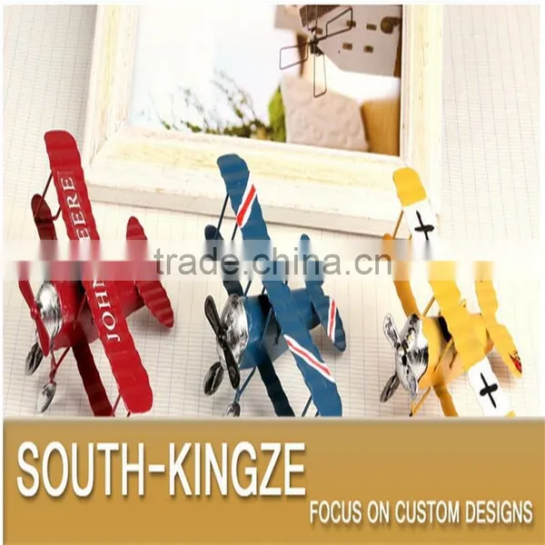Vintage Decoration Iron Metal Airplane Display Model photo-6
