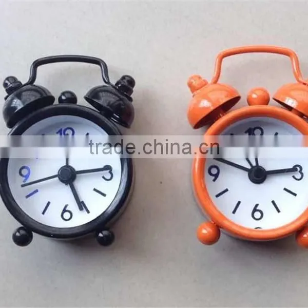 Lovely Mini Cartoon Dial Number Round Desktop Alarm Clock Clocks photo-4