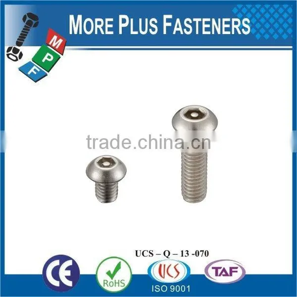 Made In Taiwan High Quality Security Screws Stainless Steel Screw Hex Soclet Pin Head photo-6