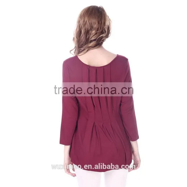Size Custom Made Top Level Ladies Grey Blouses photo-4