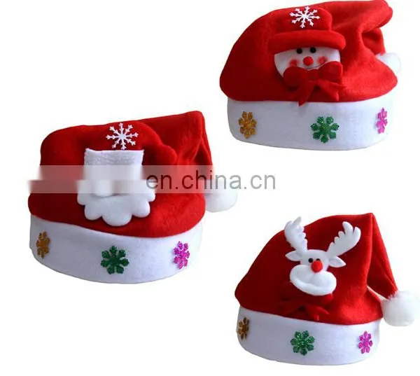 Christmas Light up Santa Hat/lighted Christmas Tree Hat/christmas Gift Blinking Hard Hat photo-2