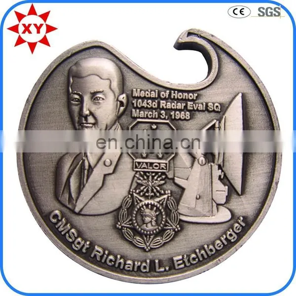Custom Design Zinc Alloy Coated 3d Metal Coin photo-4