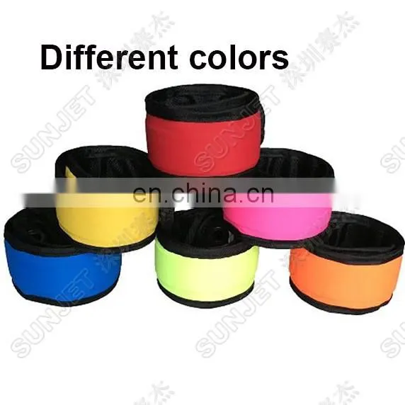 Promotion Running Glowing Arm Band Slap Bands Led Slap Bracelet Custom Logo photo-4