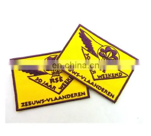 custom patch embroidery label laser cut patches