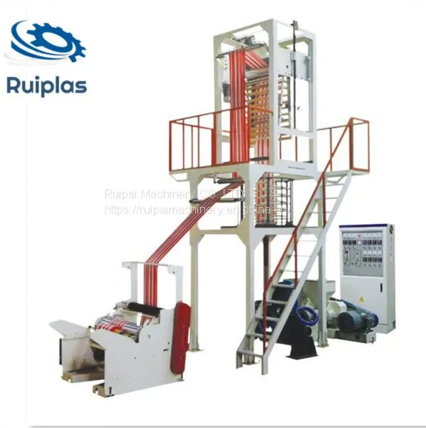 2 Color Hdpe Ldpe Plastic Bag Film Making Machinery