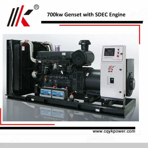 Manufacturer Wholesale Diesel Generator Set With ShangHai 700kw Dynamo Generator Engine photo-4