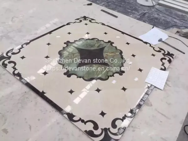 New Hot Selling Arabic Marble Floor Waterjet Round Medallion photo-3