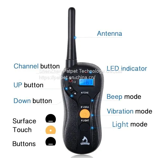 Europe 600M Remote Controlled Electric Dog Vibration Collar photo-3