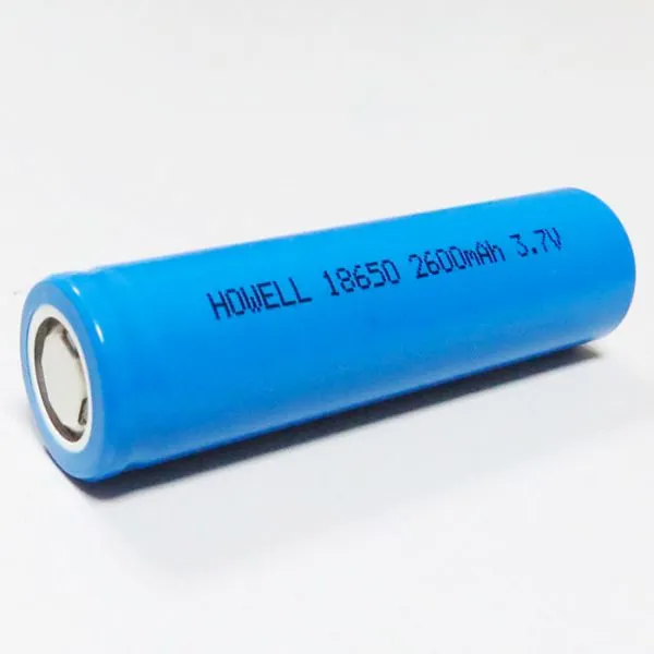 Hot Selling Rechargeable HWE18650 3.7v 2600mAh Battery for LED Bulb photo-2