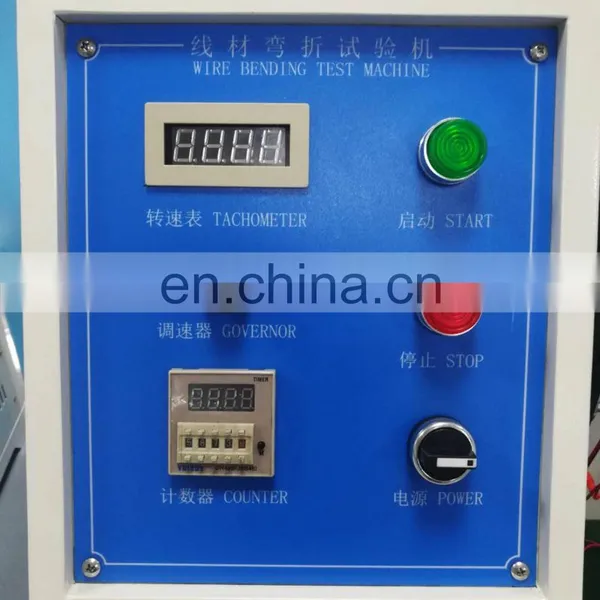 Enameled Wire Continuity Tester Angle Bending Test Machine Wire Folding Strength Tester Plug Cord Cable Bending Flexing Tester photo-4