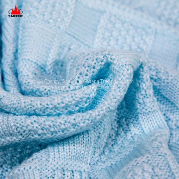 Soft Touch Newborn Baby Crib Use Blankets Bedding Wrap Blanket Shawl Factory Blanket photo-5
