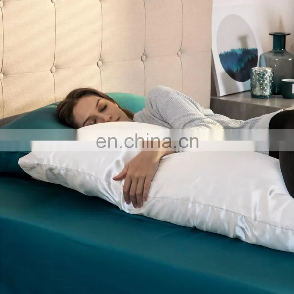Home Decor Custom Seamless Sleeping Durable Breathable Slip Silk Body Pillowcase For Maternity photo-2