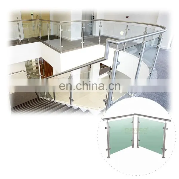 New Product Glass Balustrades 50x50mm Deck Railing photo-4