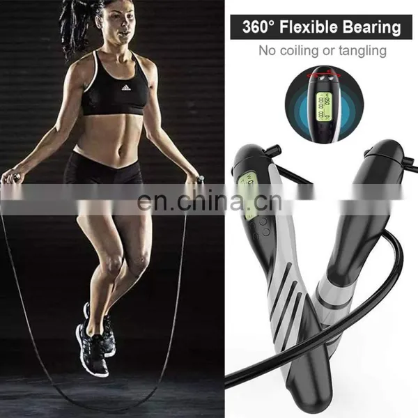 Harbour Digital Weight Calories Time Setting Skipping Jump Rope With Counter photo-4