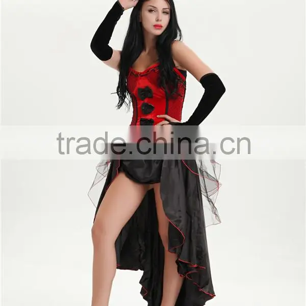 Walson Party Prom Sexy Spaghetti Strap Sexy Waist Trainner Dress Sexy Halloween Costume for Women photo-4