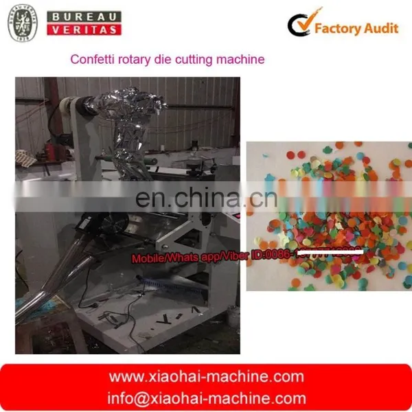 Paper Confetti Rotary Die Cutting Machine 60 M/min Production Capacity 200-500mm 80m/min 320mm 700mm 350mm Max. Workable Width photo-3