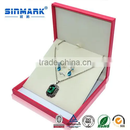 SINMARK PU Jewelry Box Set Exquisite Necklace Jewelry Box Velvet Set photo-3