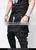 DOUBLE POCKET SLIM DROP BAGGY SWEATPANTS Black Standard Sports photo-2