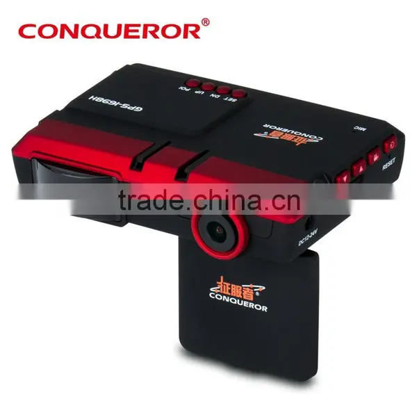 HD 1080P DVR Car Radar Detector With Car DVR Camera Ambarella A7 Nice Night Vision With Radar Speed Alarm and GPS photo-2