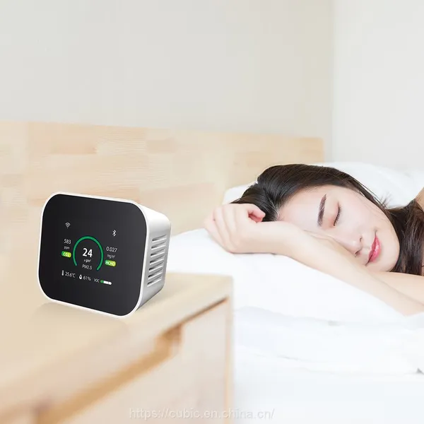Desktop CO2 Sensor and Monitor AM7000 For Real-Time Indoor Air Quality Monitoring Carbon Dioxide Home Monitor CO2 photo-5