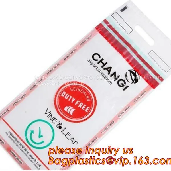 Icao Stebs, Airport Duty Free Shop Tamper Evident Bags ICAO STEBs, ICAO STEBs Duty Free Shopping Bags, Bagplastics, Bagese photo-4