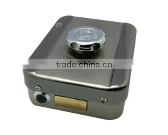 HSY-E217 High Quality Electric Rim Lock RFID Door Lock With Single Latch photo-2