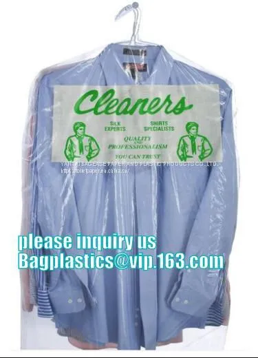 Wholesale Clear Plastic Dry Cleaning Poly Garment Bags for Packing Clothes Storage on Roll,dry Cleaning Plastic Rolls Bags photo-4