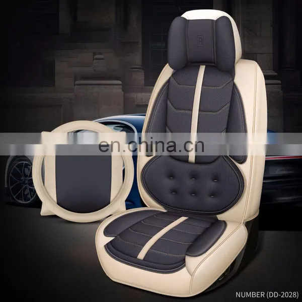 Luxury Leather Seat Covers DD-2028 Wear-resistant Leather Five-seat GM Suitable for Four Seasons Front and Rear photo-2