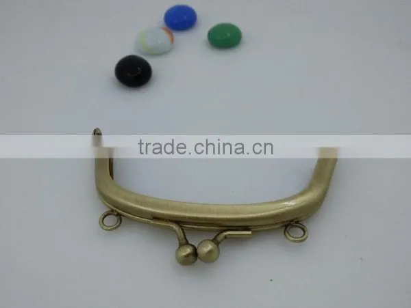 Wholesale Bronze 10*4.5cm Metal Frame for for Clutch Bag Purse Handbags Made in China photo-3